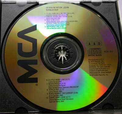 MCA release MCAD-1642 Totally Hot CD