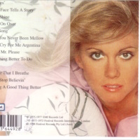 Olivia Newton-John’s Greatest Hits, Volume 2 Australian 1998 CD release, back cover Olivia Newton-John (Click to enlarge) Olivia Newton-John’s Greatest Hits, Volume 2 Australian 1998 CD release, back cover Olivia Newton-John