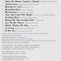 Let Me Be There Australian 1998 CD release, Olivia Newton-John inlay