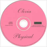Physical Australian 1998 CD release, the CD (Click to enlarge) Physical Australian 1998 CD release, the CD