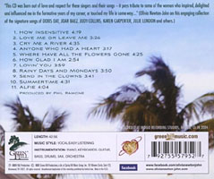 Portraits album back cover Olivia Newton-John (Click to enlarge) Portraits album back cover Olivia Newton-John