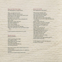 Warm and Tender Australian 1998 CD release, inlay (Click to enlarge) Warm and Tender Australian 1998 CD release, inlay