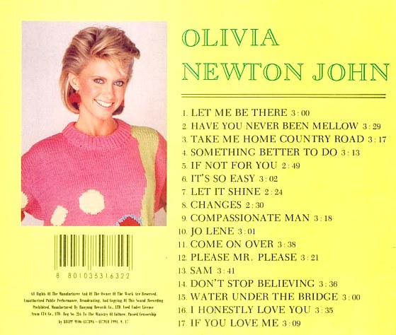 back cover/tracks