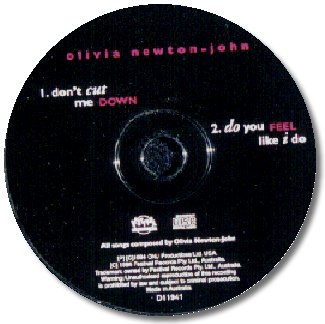 Don't Cut Me Down CD label