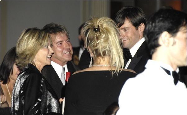 Olivia with Hugh Jackman and Gregg Cave photo
