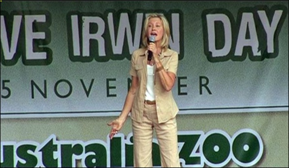 Olivia Newton-John performing