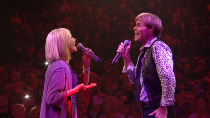 Olivia Newton-John at the Cliff Richard 75th Anniversary Concert