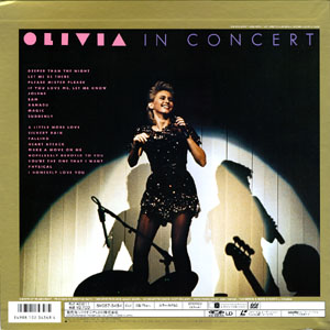 Olivia Live in Concert back cover
