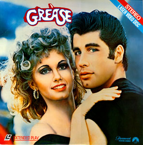 Grease laserdisc front cover