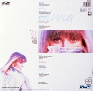 back of Down Under laserdisc PAL
