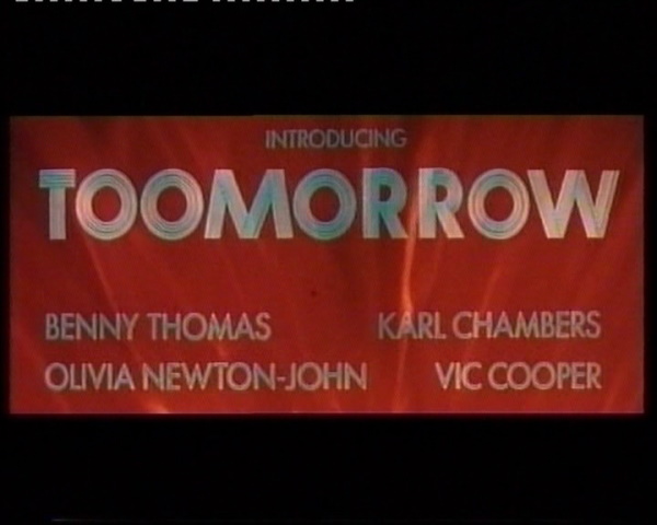 Olivia Newton-John in Toomorrow movie 1970