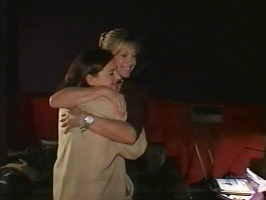 with Tina Arena in studio screenshot