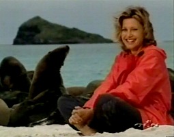 with sealions Olivia Newton-John One World 2002
