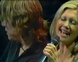 Olivia Newton-John Performing Physical in concert Olivia Newton-John