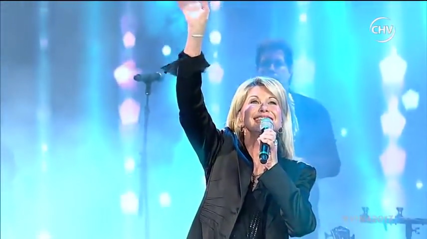 Olivia Newton-John at the Vina del Mar Festival 2017