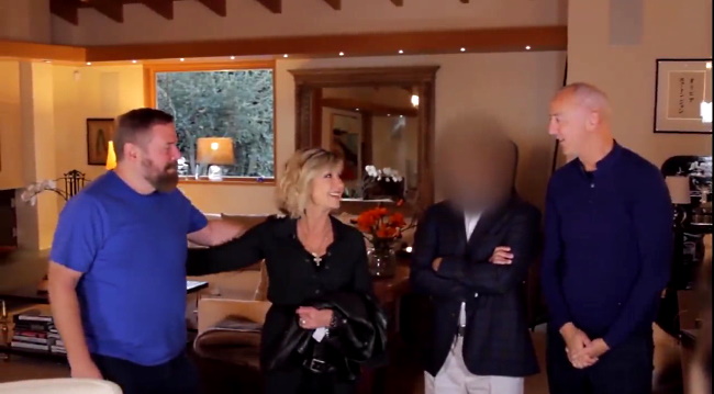 Olivia Newton-John reunited with her Grease leather jacket 2019