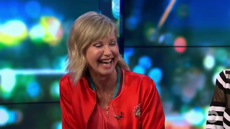 Olivia Newton-John and Chloe Lattanzi on The Project 2020