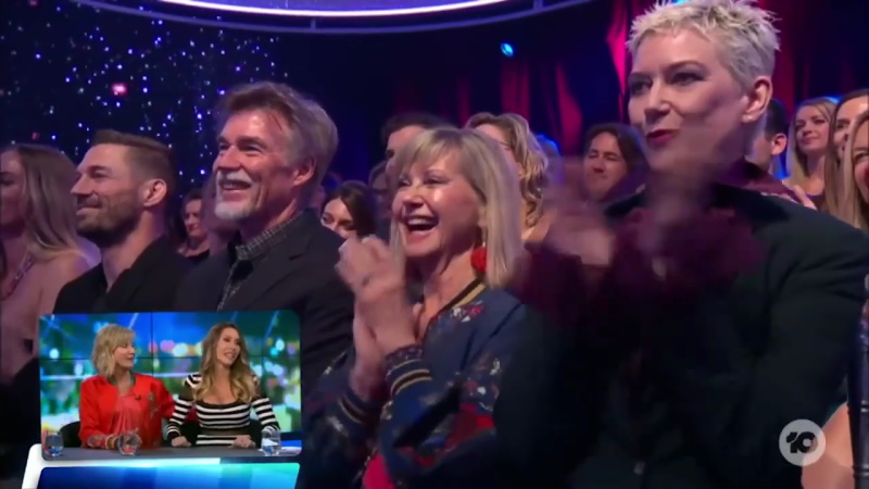 Olivia Newton-John and Chloe Lattanzi on The Project 2020