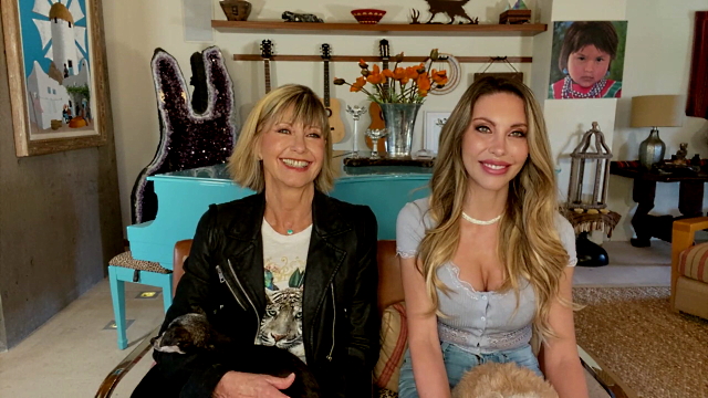 Olivia Newton-John and Chloe on One Show