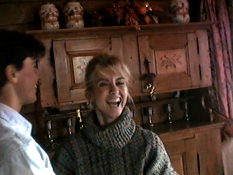 Olivia Newton-John and Matt Lattanzi 1984 Olivia Newton-John footage from From Roger Moore with Love documentary shown December 2024