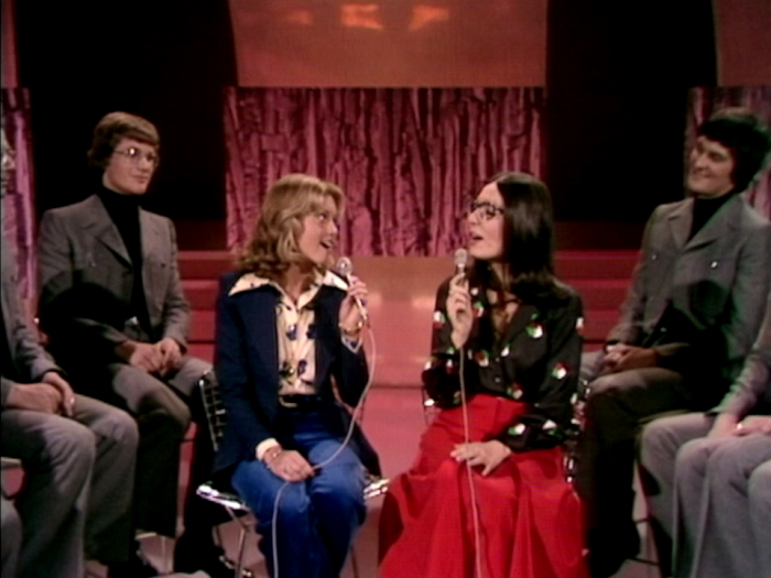 Olivia Newton-John on Nana Mouskouri show May 1974 Olivia Newton-John on Nana Mouskouri show May 1974