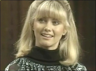 Olivia Newton-John on Mike Douglas show May 1978 screenshot
