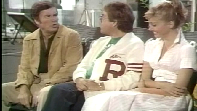 Olivia Newton-John on set of Grease Mike Douglas Show March 1978 Olivia Newton-John on set of Grease Mike Douglas Show March 1978