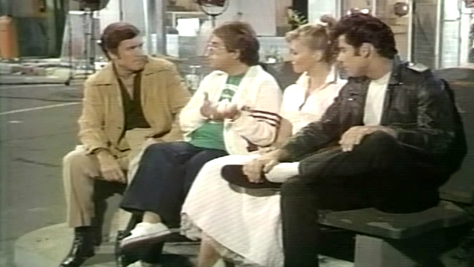Olivia Newton-John on set of Grease Mike Douglas Show March 1978 Olivia Newton-John on set of Grease Mike Douglas Show March 1978