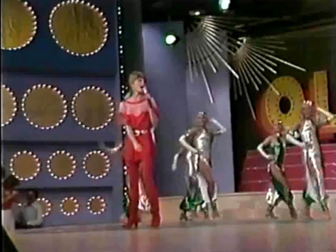 Olivia Newton-John on Sabado Sensacional Venezuela Feb 1982
