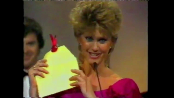 Olivia Newton-John on Logie Awards March 1982 Olivia Newton-John Logie Awards March 1982