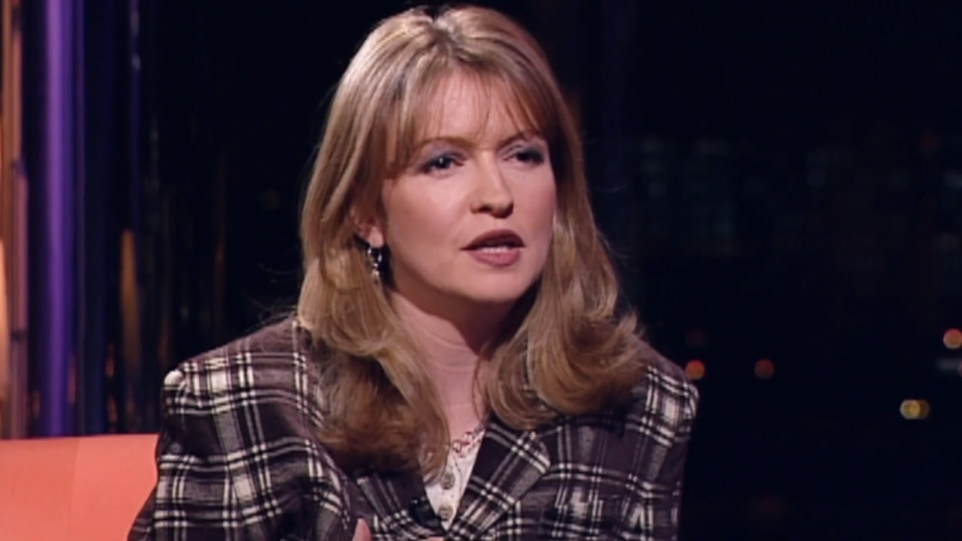 Caron Keating interviewing Olivia Newton-John on After 5 January 1995 UK Caron Keating interviewing Olivia Newton-John on After5 January 1995 UK
