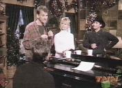 Olivia Newton-John with Kenny, Clint and David Foster at piano